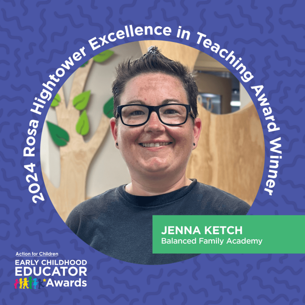 Jenna Ketch, 2024 Early Childhood Educator Award Winner